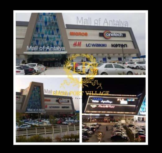 Close Airport,Mall Of Antalya Shopping Center,Tram Station Екстериор снимка